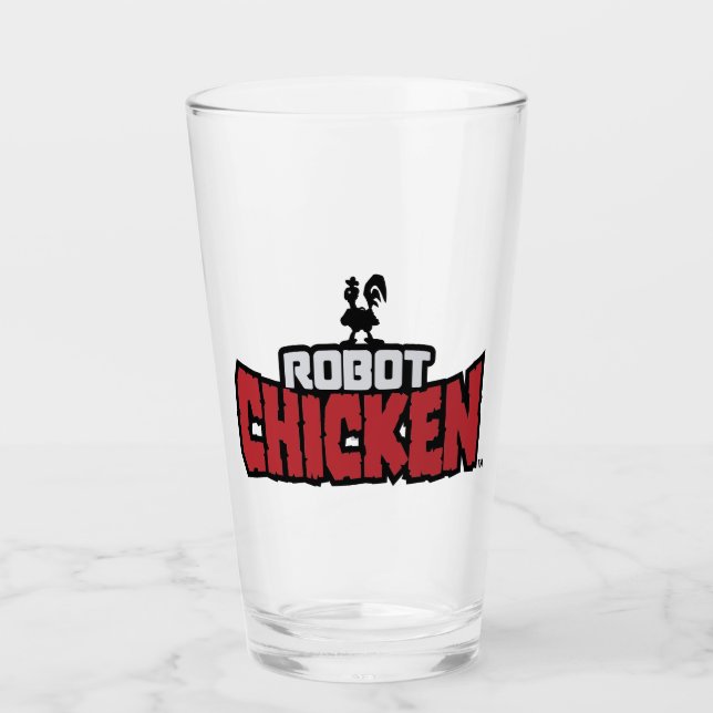 Robot Chicken Logo Glaskopp (Framsida)