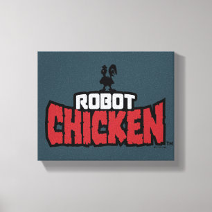 Robot Chicken Logotyp Canvastryck