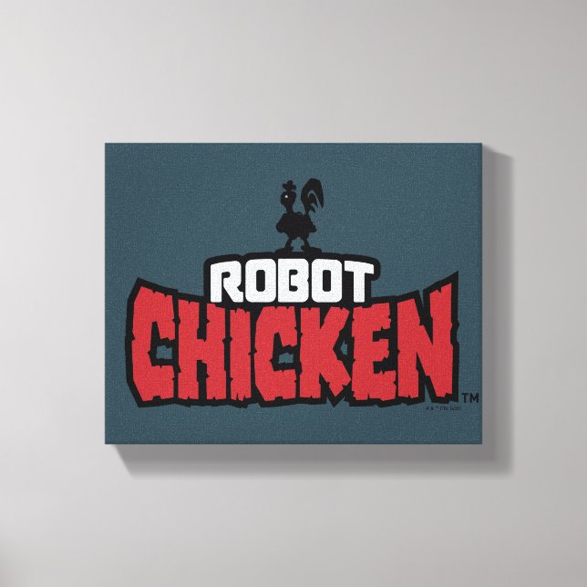 Robot Chicken Logotyp Canvastryck (Framsida)