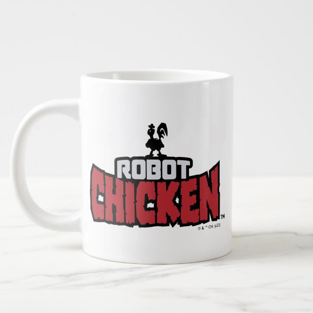Robot Chicken Logotyp Jumbo Mugg (Vänster)