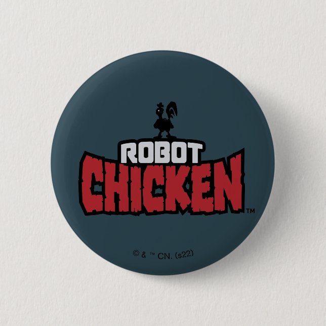 Robot Chicken Logotyp Knapp (Framsida)