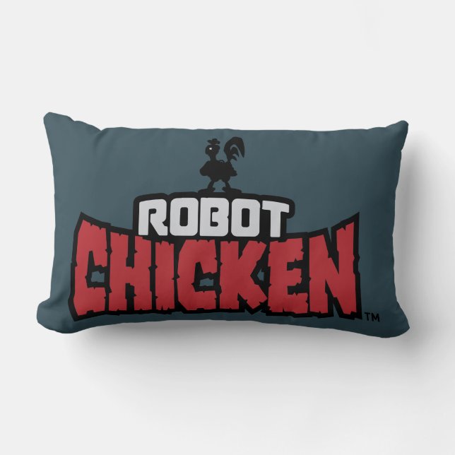 Robot Chicken Logotyp Lumbarkudde (Framsida)