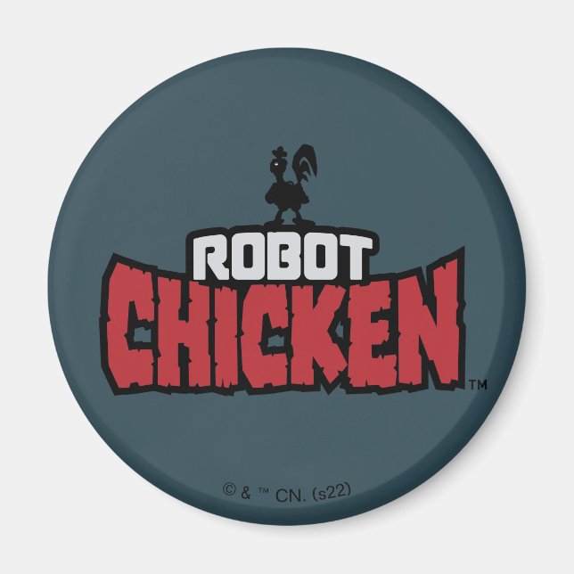 Robot Chicken Logotyp Magnet (Framsidan)