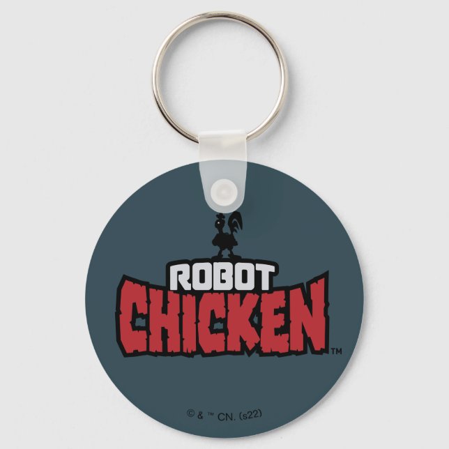 Robot Chicken Logotyp Nyckelring (Framsida)