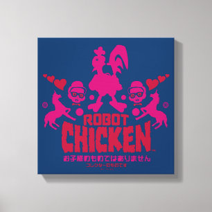 Robot Chicken Nerd Unicorn Graphic Canvastryck