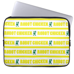 Robot Chicken Rand Mönster Laptop Fodral