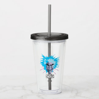 Robot Chicken Scientist Head Graphic Take Away Mugg