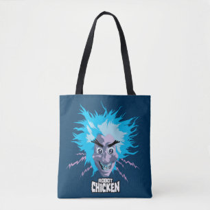 Robot Chicken Scientist Head Graphic Tygkasse