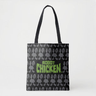 Robot Chicken Silhouette Mönster Tygkasse