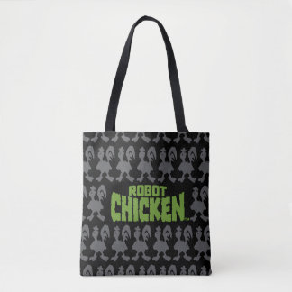 Robot Chicken Silhouette Mönster Tygkasse