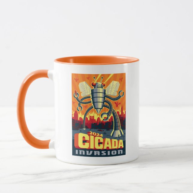 Robot Cicada Mugg (Vänster)