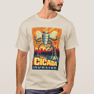 Robot Cicada T Shirt