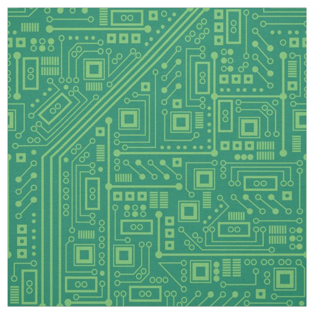 Robot Circuit Board Tyg (Provkarta)