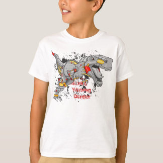 Robot Cyborg Tyrannosaurus Dinosaur-skjorta Tee