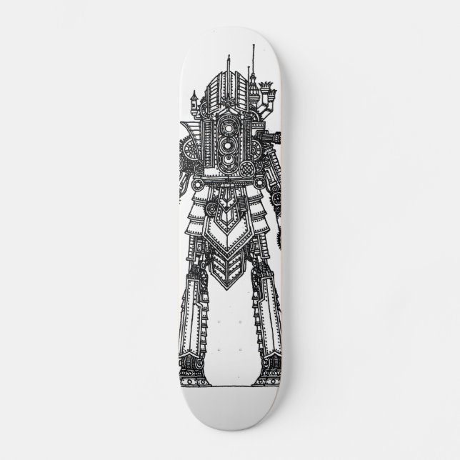 Robot Desk Skateboard Bräda 19,5 Cm (Framsida)