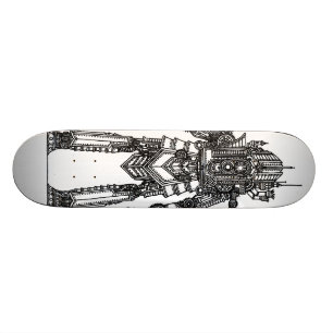 Robot Desk Skateboard Bräda 19,5 Cm