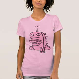 Robot Dino - rosa T Shirt