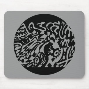 "Robot Dreams" B&W Abstrakt Art Musmatta