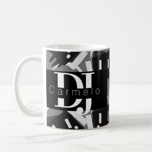 Robot Droppande Musikproducent Nattklubb Kaffemugg