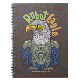 Robot eagle Notebook Anteckningsbok