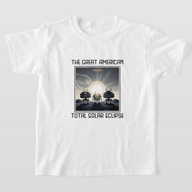 ROBOT ECLIPSE-VISNING PARTY T SHIRT (Laydown)