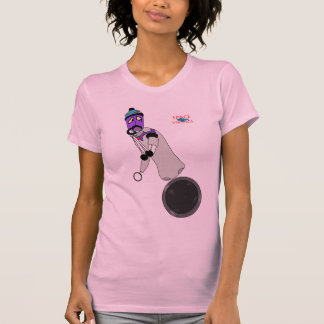 Robot ett lite bekymrat t-shirt