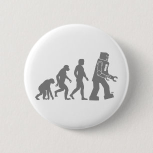 Robot Evolution Button Knapp