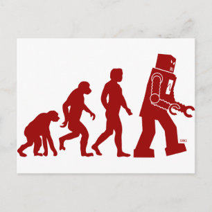 Robot Evolution - från människa till robotar Vykort