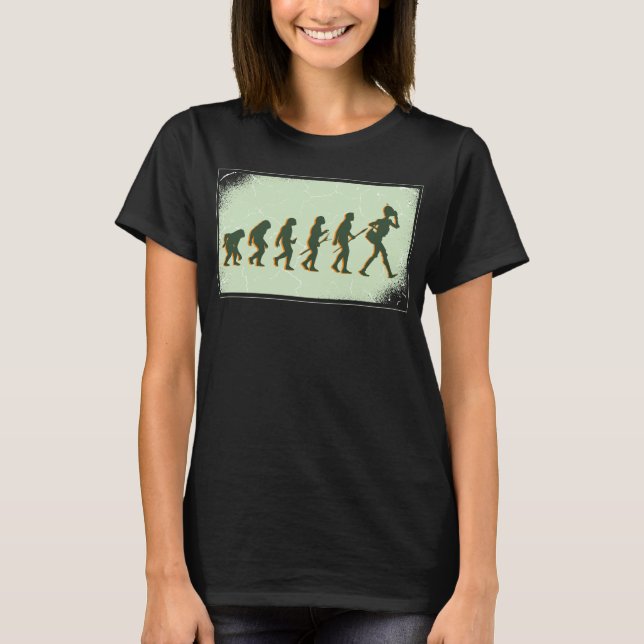 Robot Evolution Science Technology Robots T Shirt (Framsida)