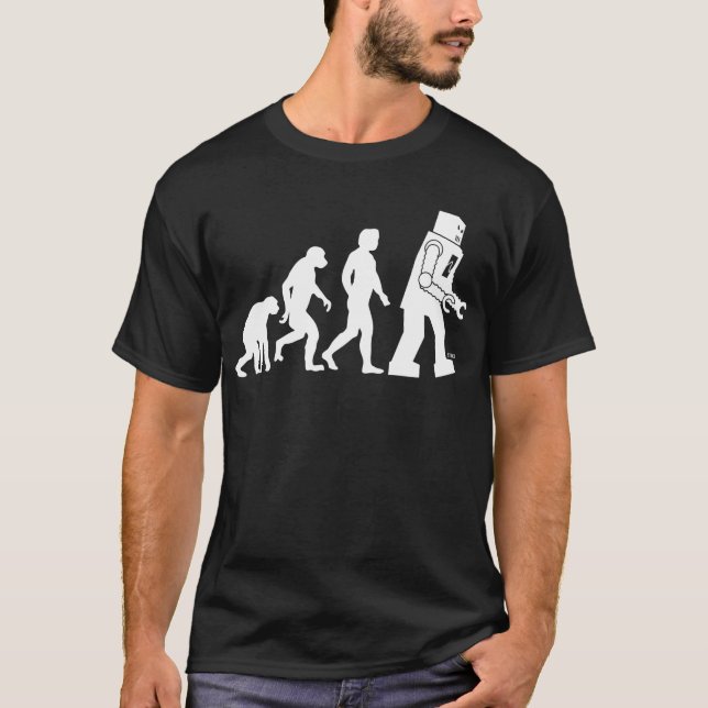 Robot Evolution T-Shirt (Framsida)