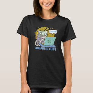 Robot Favorite Snack Pappa Jokes 1 T Shirt