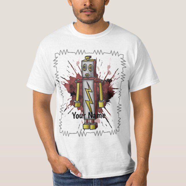 Robot Five T-Shirt (Framsida)