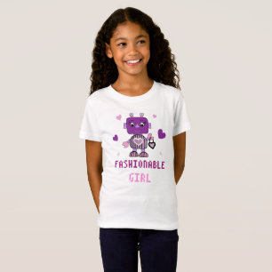 Robot-flicka T Shirt