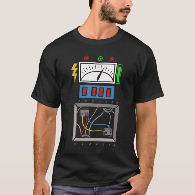 Robot för en robottekniknörd t shirt (Framsida)