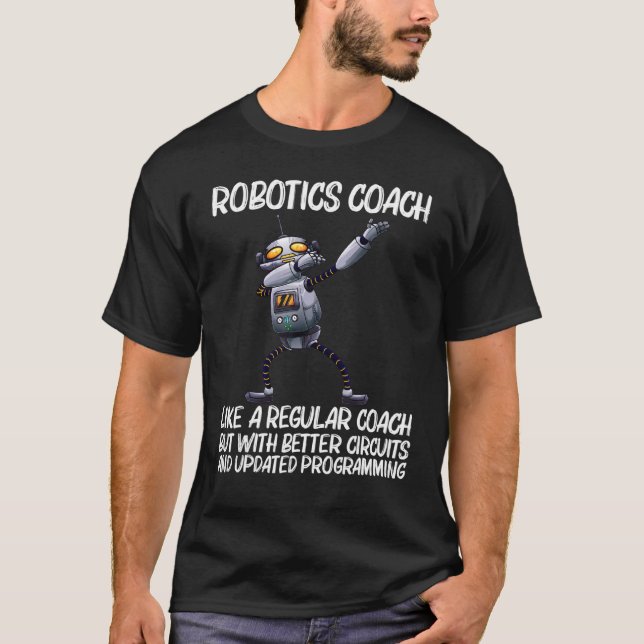 Robot För manar Women Robotics Technology Maskin R T Shirt (Framsida)