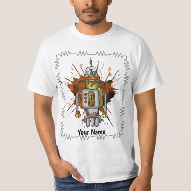 Robot Four T-Shirt (Framsida)