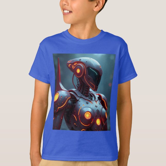 Robot från yttre rymden t shirt (Framsida)