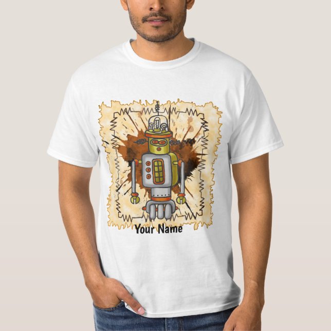 Robot Fyra T-Shirt (Framsida)