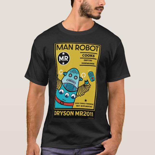 Robot-gåvor för årsdagen Manar och kvinnor T Shirt (Framsida)