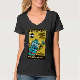 Robot-gåvor för årsdagen t shirt
