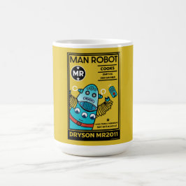 Robot-gåvor för årsjubileum Cushion Kaffemugg