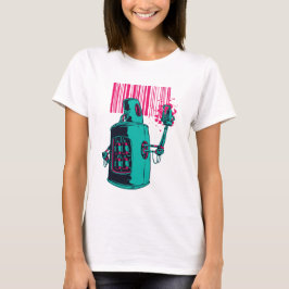 Robot Graffitti T Shirt