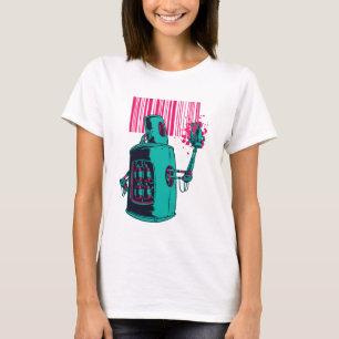 Robot Graffitti T Shirt