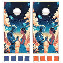 Robot Groom & Human Bride - Anime Sci-Fi Bröllop