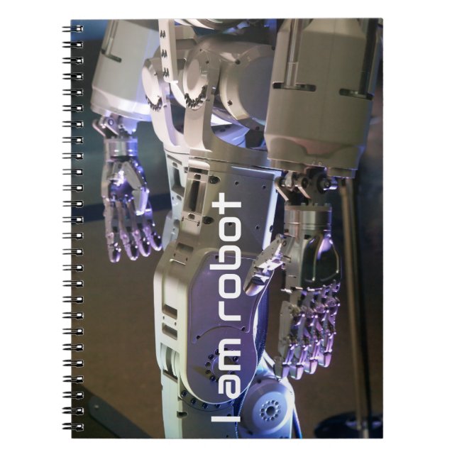 Robot hände  anteckningsbok (Framsidan)