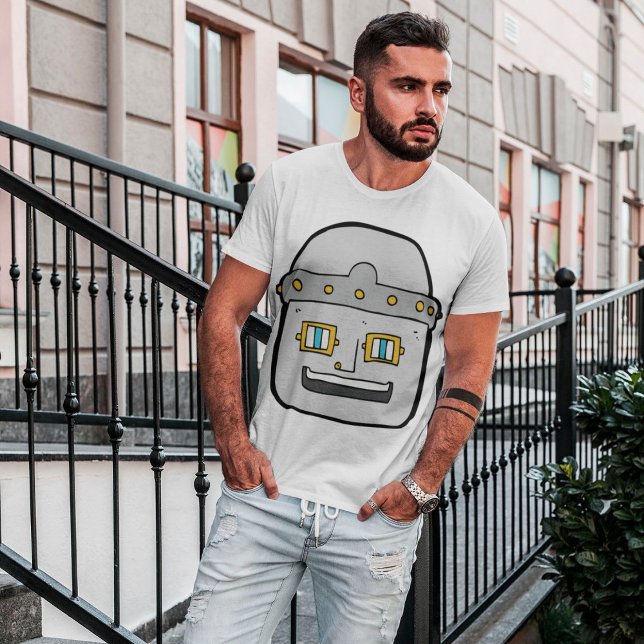 Robot Head T-Shirt (Skapare uppladdad)