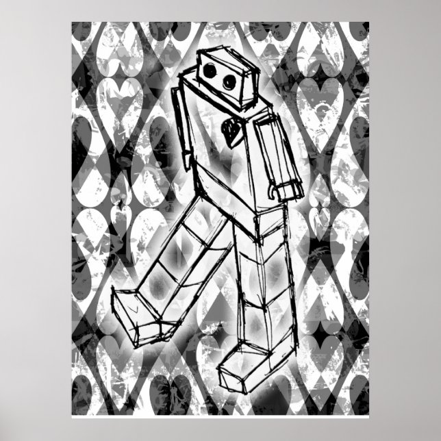 Robot Hearts Poster (Framsidan)