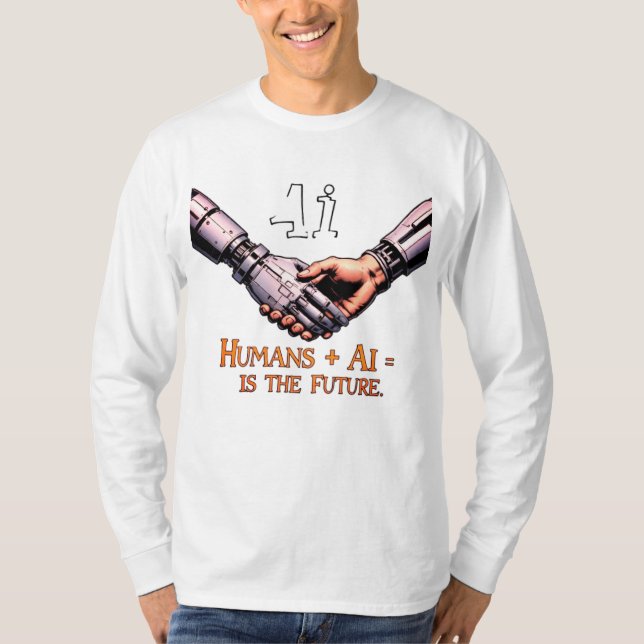 Robot-Human T Shirt (Framsida)