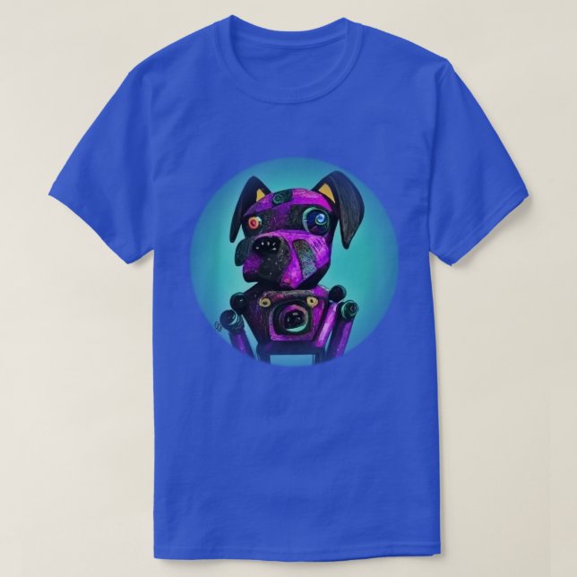 Robot Hund T-Shirt (Design framsida)