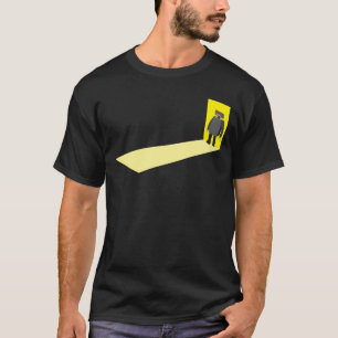 Robot i dörröppning t-shirt